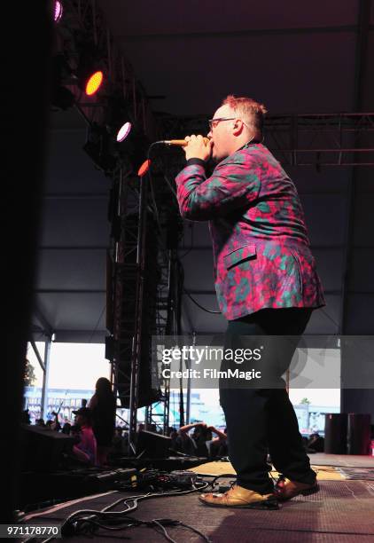 Paul Janeway of St. Paul & the Broken Bones performs onstage at That Tent during day 4 of the 2018 Bonnaroo Arts And Music Festival on June 10, 2018...