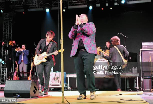 St. Paul & the Broken Bones performs onstage at That Tent during day 4 of the 2018 Bonnaroo Arts And Music Festival on June 10, 2018 in Manchester,...