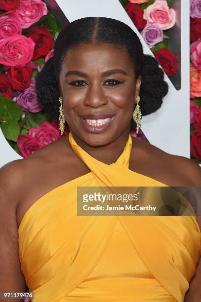 Uzo Aduba attends the 72nd Annual Tony Awards at Radio City Music Hall on June 10, 2018 in New York City.