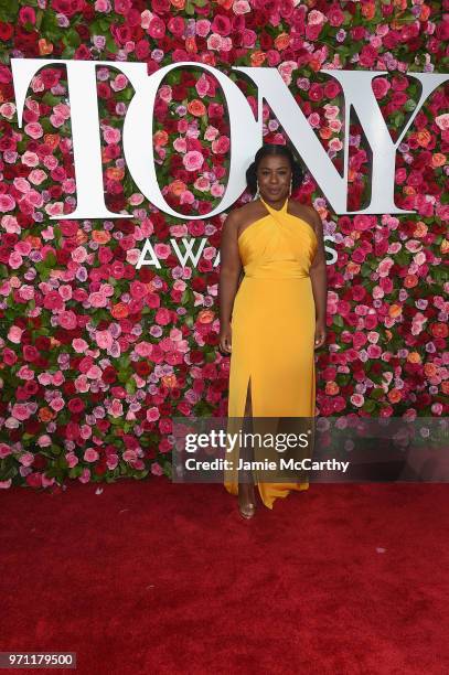 Uzo Aduba attends the 72nd Annual Tony Awards at Radio City Music Hall on June 10, 2018 in New York City.