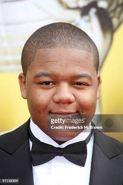 Actor Kyle Massey arrives at the 41st NAACP Image awards held at The Shrine Auditorium on February 26, 2010 in Los Angeles, California.