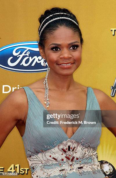 Actress Kimberly Elise arrives at the 41st NAACP Image awards held at The Shrine Auditorium on February 26, 2010 in Los Angeles, California.