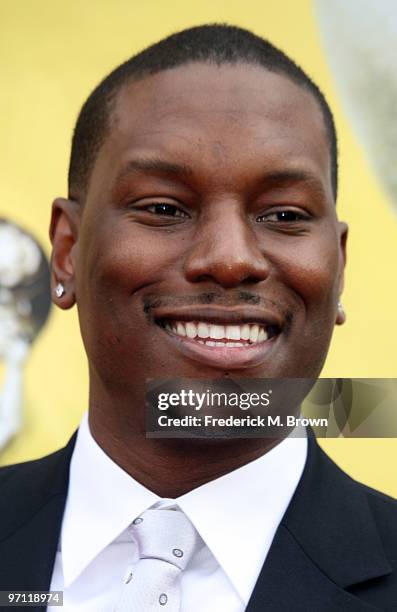 Actor Tyrese Gibson arrives at the 41st NAACP Image awards held at The Shrine Auditorium on February 26, 2010 in Los Angeles, California.