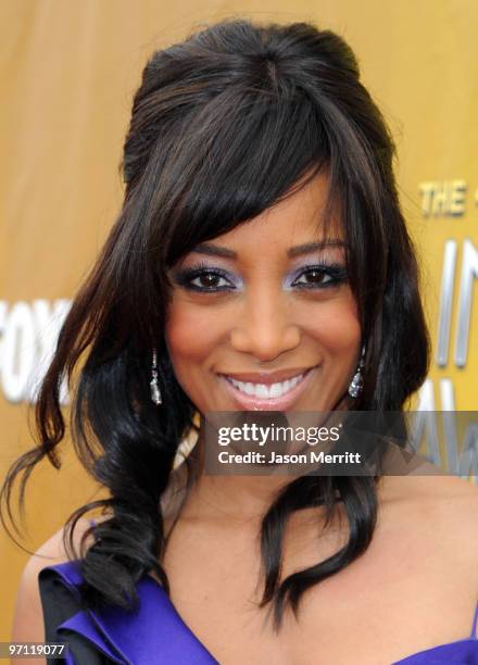 Personality Shaun Robinson arrives at the 41st NAACP Image awards held at The Shrine Auditorium on February 26, 2010 in Los Angeles, California.