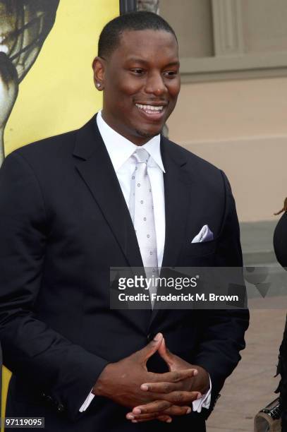 Actor Tyrese Gibson arrives at the 41st NAACP Image awards held at The Shrine Auditorium on February 26, 2010 in Los Angeles, California.