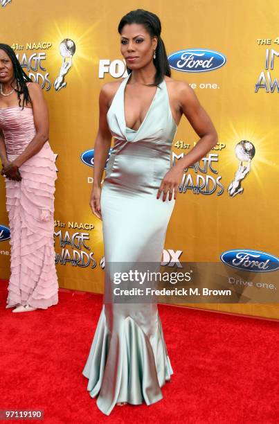 Personality Omarosa Manigault-Stallworth arrives at the 41st NAACP Image awards held at The Shrine Auditorium on February 26, 2010 in Los Angeles,...