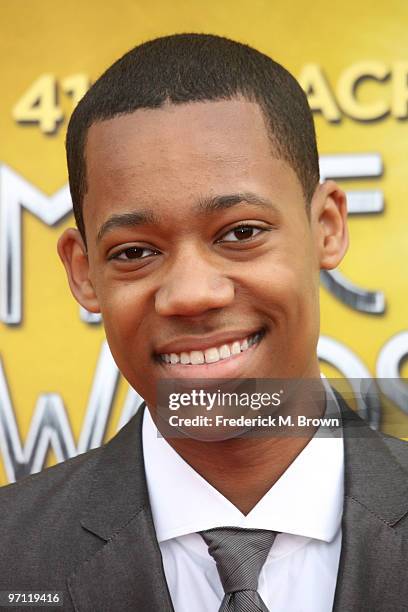 Actor Tyler James Williams arrives at the 41st NAACP Image awards held at The Shrine Auditorium on February 26, 2010 in Los Angeles, California.