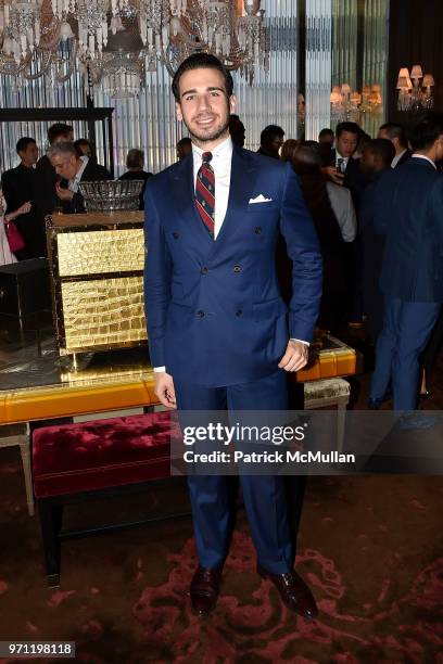 Silvio Gutierrez attends Christopher R. King Debuts New Luxury Brand CCCXXXIII at Baccarat Hotel on June 5, 2018 in New York City.