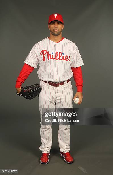Romero of the Philadelphia Phillies poses for a photo during Spring Training Media Photo Day at Bright House Networks Field on February 24, 2010 in...