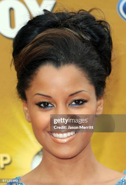 Actress Claudia Jordan arrives at the 41st NAACP Image awards held at The Shrine Auditorium on February 26, 2010 in Los Angeles, California.
