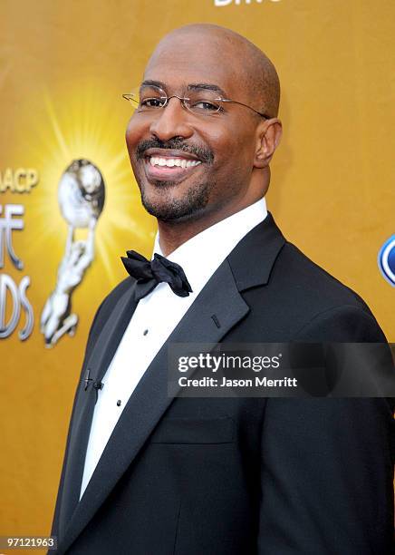 Van Jones arrives at the 41st NAACP Image awards held at The Shrine Auditorium on February 26, 2010 in Los Angeles, California.