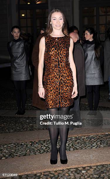 Eleonora Abbagnato attends Vogue.it during Milan Fashion Week Womenswear Autumn/Winter 2010 on February 26, 2010 in Milan, Italy.