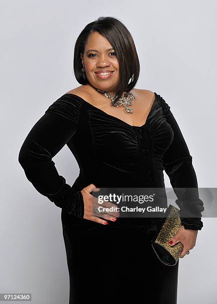 Actress Chandra Wilson poses for a portrait during the 41st NAACP Image awards held at The Shrine Auditorium on February 26, 2010 in Los Angeles,...