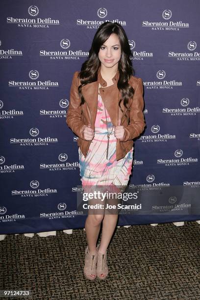 Gabriella Rodriquez arrives at ''The Children Of The World Project'' 25th Anniversary Reunion at Sheraton Delfina Hotel on February 26, 2010 in Santa...