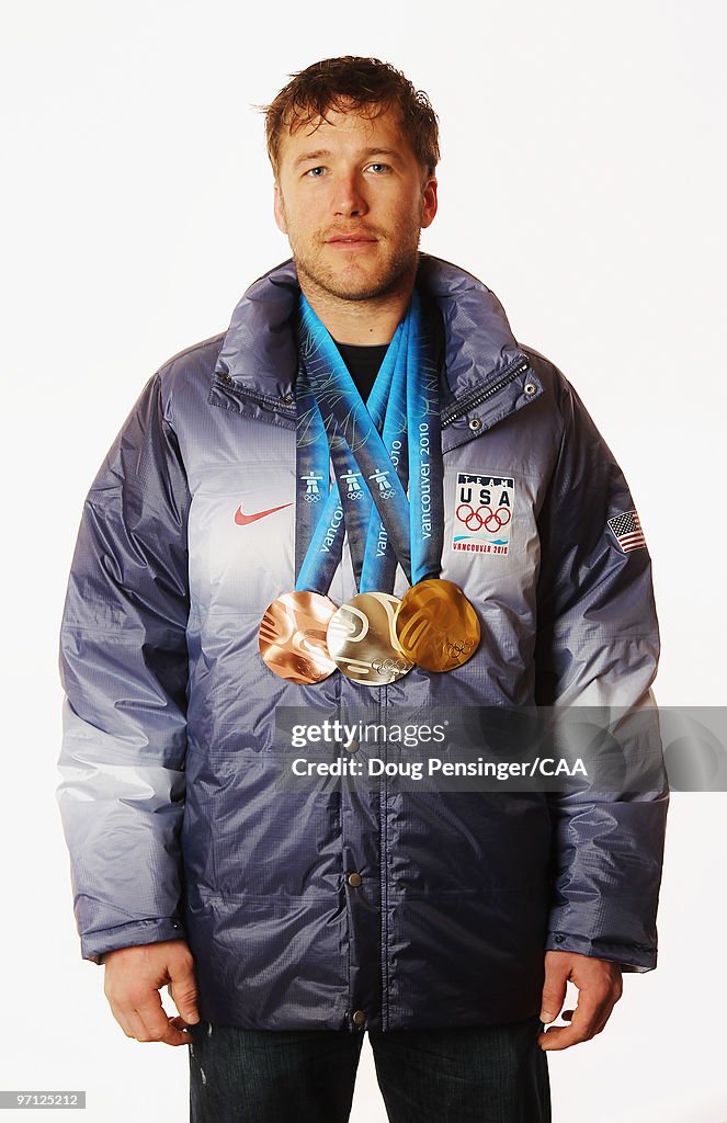 Bode Miller Olympic Medal Photo Shoot