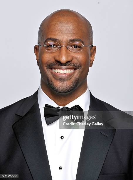 President's Award winner Van Jones poses for a portrait during the 41st NAACP Image awards held at The Shrine Auditorium on February 26, 2010 in Los...