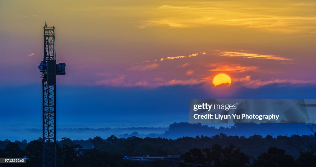 Nc Rtp Visit Sunrise At Rtp Research Triangle Park North Carolina High-Res Stock ...
