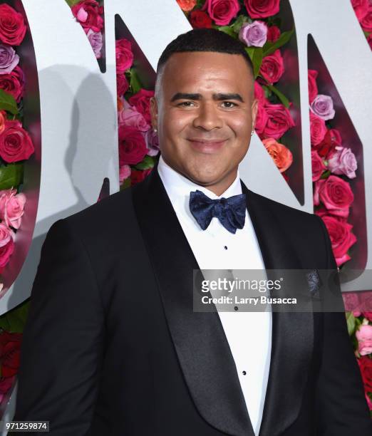Christopher Jackson attends the 72nd Annual Tony Awards at Radio City Music Hall on June 10, 2018 in New York City.