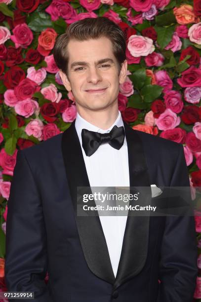 Andrew Garfield attends the 72nd Annual Tony Awards at Radio City Music Hall on June 10, 2018 in New York City.