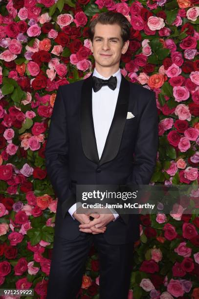 Andrew Garfield attends the 72nd Annual Tony Awards at Radio City Music Hall on June 10, 2018 in New York City.