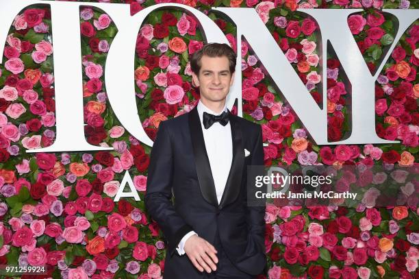 Andrew Garfield attends the 72nd Annual Tony Awards at Radio City Music Hall on June 10, 2018 in New York City.