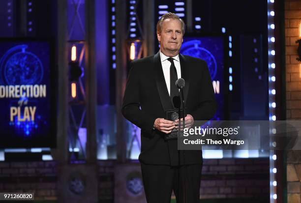 Jeff Daniels presents an award onstage during the 72nd Annual Tony Awards at Radio City Music Hall on June 10, 2018 in New York City.