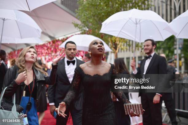 Cynthia Erivo attends the 72nd Annual Tony Awards at Radio City Music Hall on June 10, 2018 in New York City.