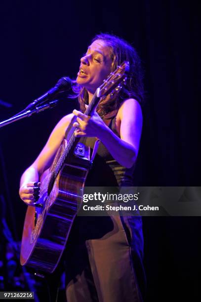 Ani DiFranco performs at Mercury Ballroom on June 10, 2018 in Louisville, Kentucky.