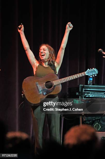 Ani DiFranco performs at Mercury Ballroom on June 10, 2018 in Louisville, Kentucky.