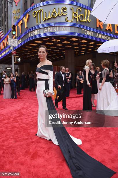 Laurie Metcalf attends the 72nd Annual Tony Awards at Radio City Music Hall on June 10, 2018 in New York City.