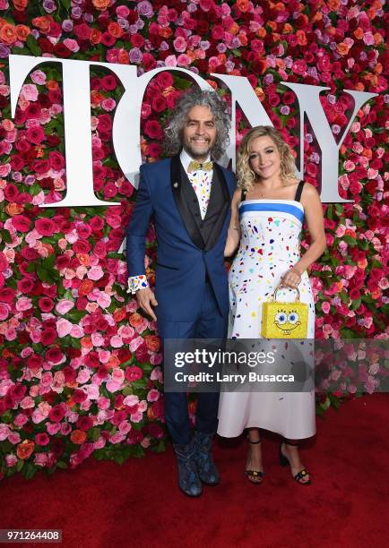 Wayne Coyne and Katy Weaver attend the 72nd Annual Tony Awards at Radio City Music Hall on June 10, 2018 in New York City.