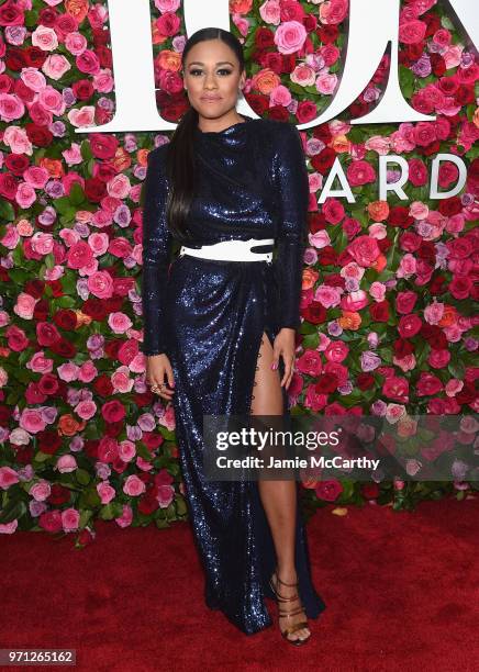 Ariana DeBose attends the 72nd Annual Tony Awards at Radio City Music Hall on June 10, 2018 in New York City.