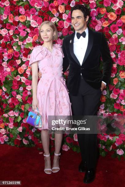 Tavi Gevinson and Zac Posen attend the 72nd Annual Tony Awards at Radio City Music Hall on June 10, 2018 in New York City.