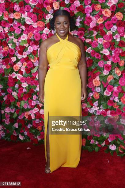 Uzo Aduba attends the 72nd Annual Tony Awards at Radio City Music Hall on June 10, 2018 in New York City.