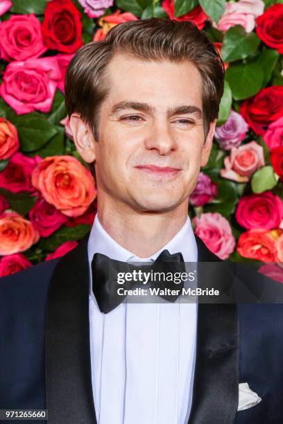 Andrew Garfield attends the 72nd Annual Tony Awards at Radio City Music Hall on June 10, 2018 in New York City.