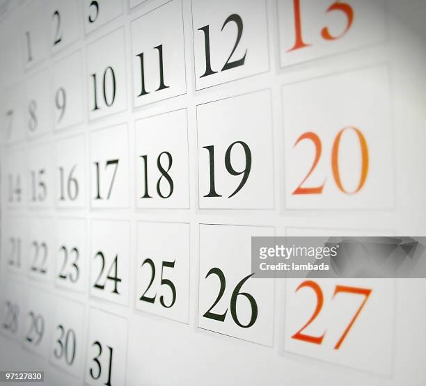 calendar - weekend activities stock pictures, royalty-free photos & images