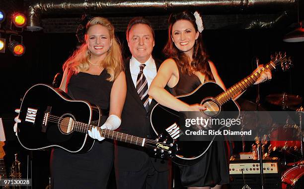 Singer/Co Songwriter Miranda Lambert, Jody Williams Writer/Publisher Relations at BMI and Co Songwriter Natalie Hemby pose during BMI Honors Miranda...