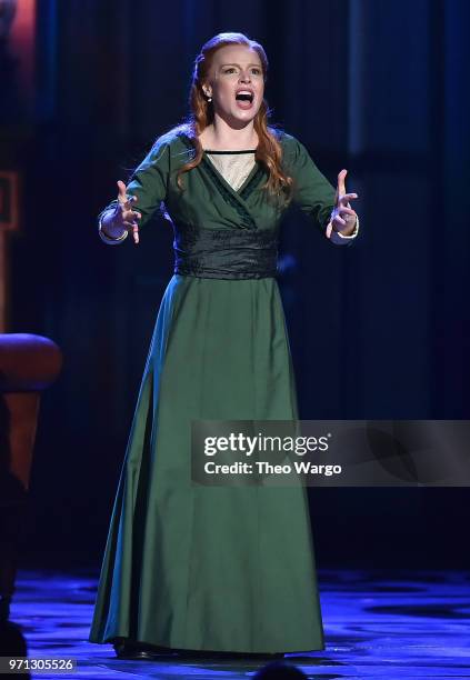 Lauren Ambrose from the cast of My Fair Lady performs onstage during the 72nd Annual Tony Awards at Radio City Music Hall on June 10, 2018 in New...