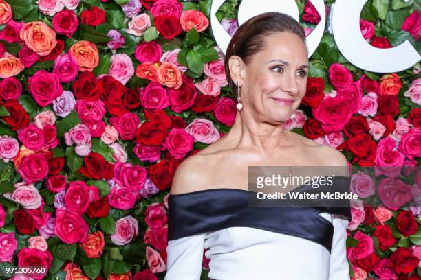Laurie Metcalf attends the 72nd Annual Tony Awards at Radio City Music Hall on June 10, 2018 in New York City.