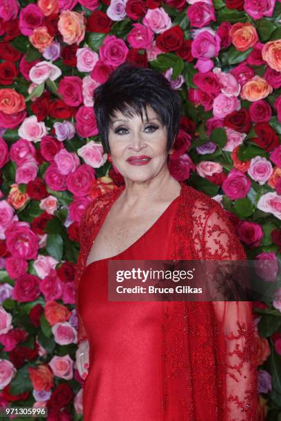 Chita Rivera attends the 72nd Annual Tony Awards at Radio City Music Hall on June 10, 2018 in New York City.