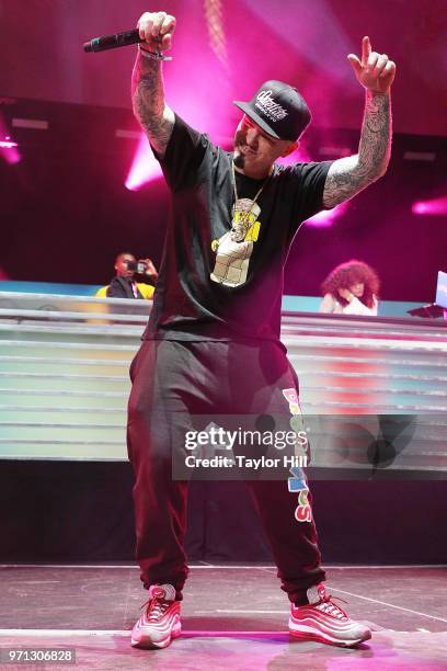 Paul Wall performs at MetLife Stadium on June 10, 2018 in East Rutherford, New Jersey.