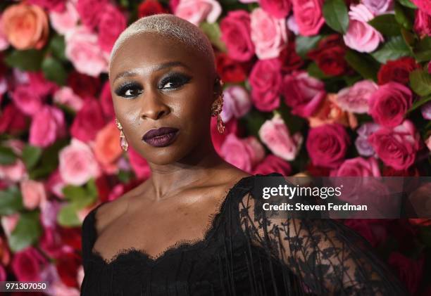 Cynthia Erivo attends the 72nd Annual Tony Awards at Radio City Music Hall on June 10, 2018 in New York City.