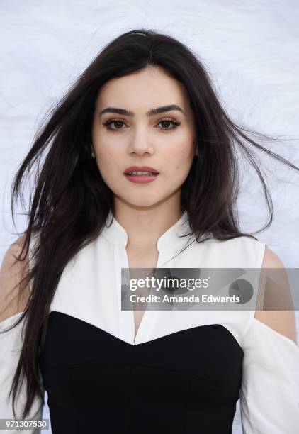 Actress Andrea Londo arrives at a special screening of "SuperFly" hosted by Sony Pictures Entertainment at Sony Pictures Studios on June 10, 2018 in...