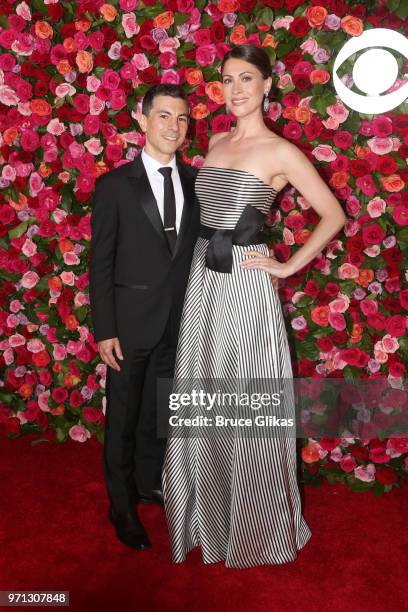 Peter Hylenski and Suzanne Hylenski attend the 72nd Annual Tony Awards at Radio City Music Hall on June 10, 2018 in New York City.