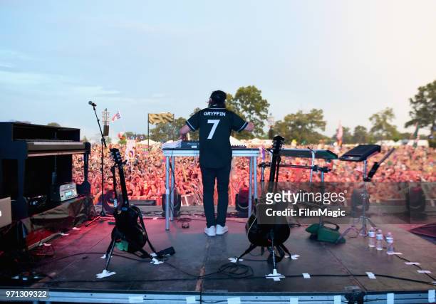 Gryffin performs onstage at The Other Tent during day 4 of the 2018 Bonnaroo Arts And Music Festival on June 10, 2018 in Manchester, Tennessee.