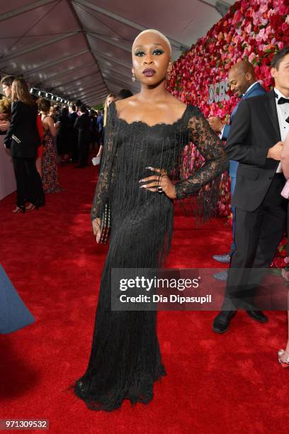 Cynthia Erivo attends the 72nd Annual Tony Awards at Radio City Music Hall on June 10, 2018 in New York City.