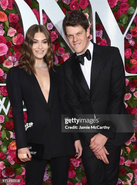Grace Elizabeth and Wes Gordon attend the 72nd Annual Tony Awards at Radio City Music Hall on June 10, 2018 in New York City.