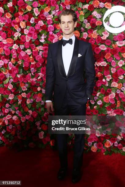 Andrew Garfield attends the 72nd Annual Tony Awards at Radio City Music Hall on June 10, 2018 in New York City.