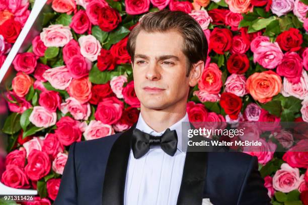 Andrew Garfield attends the 72nd Annual Tony Awards at Radio City Music Hall on June 10, 2018 in New York City.