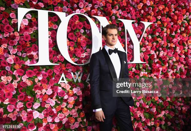 Andrew Garfield attends the 72nd Annual Tony Awards at Radio City Music Hall on June 10, 2018 in New York City.